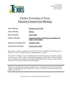 Microsoft Word - June Election Commission meeting.doc