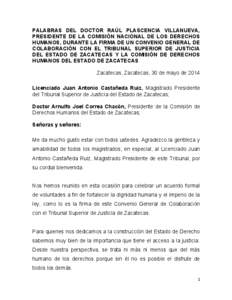 Microsoft Word - Discurso Convenio Tribunal Superior de Justicia Zacatecas mayo 2014.docx