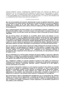 ARTURO MONTIEL ROJAS, GOBERNADOR CONSTITUCIONAL DEL ESTADO DE MÉXICO, EN EJERCICIO DE LA FACULTAD QUE ME CONFIERE EL ARTICULO 77 FRACCIONES IV, XXVIII, XXXVIII y XLII, DE LA CONSTITUCIÓN POLÍTICA DEL ESTADO LIBRE Y SO