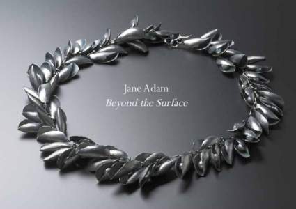 Jane Adam Beyond the Surface Beyond the Surface  An Appreciation of Jane