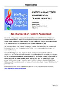 Microsoft Word[removed]Waltons Music for Schools Competition Finalists Announced