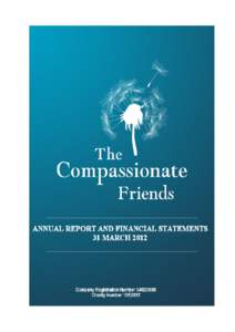 THE COMPASSIONATE FRIENDS COMPANY LIMITED BY GUARANTEE TRUSTEES ANNUAL REPORT YEAR ENDED 31 MARCHCONTENTS