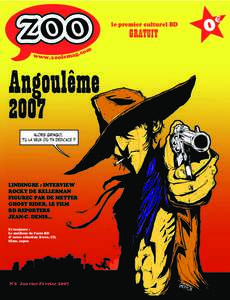 le premier culturel BD  GRATUIT www.zoolemag.c  LINDINGRE : INTERVIEW