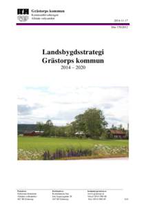 Grästorps kommun Kommunförvaltningen Allmän verksamhetDnr