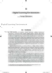 14  Digital Learning Environments PR O