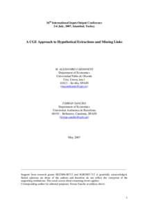 Computable general equilibrium / Gross output / Gross domestic product / Circular flow of income / Measures of national income and output / Output / Economic model / General equilibrium theory / Elasticity / National accounts / Economics / Macroeconomics