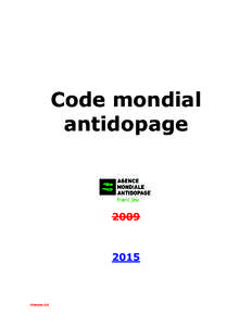 Code mondial antidopage[removed]