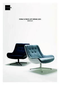 Form 12 Price list Spring 2015 gross eur Lovebird lounge chairs 		Rec. Gross price incl VAT