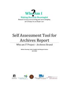 Microsoft Word - Self Assessment Tool for Archives Report_Final.docx