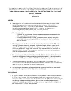 United States Environmental Protection Agency / Earth / Non-attainment area / Clean Air Act / Air dispersion modeling / National Ambient Air Quality Standards / New Source Review / State Implementation Plan / Air pollution / Air pollution in the United States / Environment of the United States / Environment