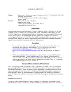 United States administrative law / Metropolitan Board of Health / Article One of the United States Constitution / New York City Department of Health and Mental Hygiene / Government / Public administration / Politics of the United States / Law enforcement in New York / Administrative law / Decision theory / Rulemaking