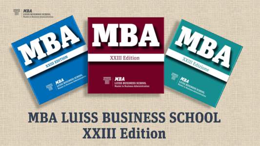 Master of Business Administration / Australian MBA Star Ratings / BSL /  Business School Lausanne