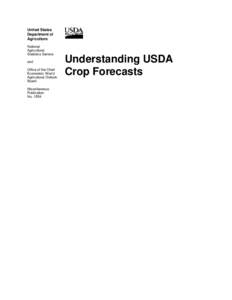 United States Department of Agriculture National Agricultural Statistics Service