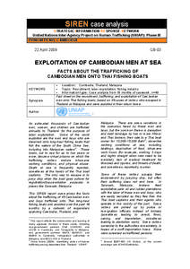 Microsoft Word - SIREN CB-03 Cambodian fishing boat cases FINAL.doc
