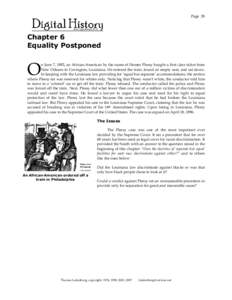 Page 28  Chapter 6 Equality Postponed  O