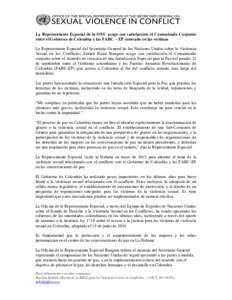 Microsoft Word - 20150210_SRSG Bangura press release on Colombia_ES