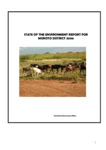 THE DISTRICT STATE OF ENVIRONMENT REPORT (DSOER),