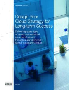 Cloud Strategy  White Paper Design Your Cloud Strategy for