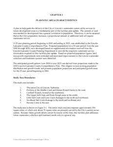 Chapter 3 - Lincoln Wastewater Facilities Plan Update