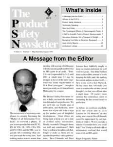 The Product Safety Newsletter ®