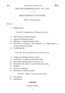 Act  Anti-Homosexuality Act 2014