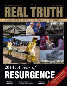 dECEMBER 2014-jANUARY[removed]The RealTruth.org TM