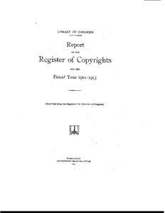 LIBRARY OF CONGRESS  Report