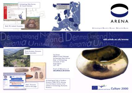 Archaeology Data Service, UK: Search Interface Skáli, FSÍ, Iceland: Excavation  Archaeological Records of Europe - Networked Access