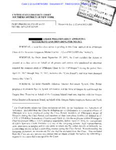 Case 1:12-cvGBD Document 47 FiledPage 1 of 13  UNITED STATES DISTRICT COURT SOUTHERN DISTRICT OF NEW YORK IN RE JPMORGAN CHASE & CO. SECURITIES LITIGATION