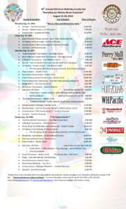 50th Annual 2014 Zuni McKinley County Fair “Honoring our History-Never Forgotten” August 21-24, 2014 Events & Location  Fair Schedule