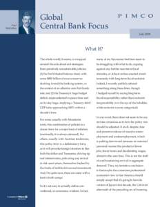 Paul McCulley Global Central Bank Focus July 2009