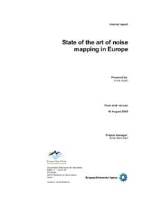 Noise pollution / Sound / Health / Noise calculation / Waves / Noise map / Noise regulation / Noise / Environmental noise / Health effects from noise / Roadway noise