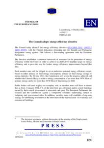 Environment / Energy policy / Environmental issues with energy / Sustainable building / Energy audit / Energy service company / United Kingdom National Renewable Energy Action Plan / Energy efficiency in Europe / Energy / Energy conservation / Renewable energy policy
