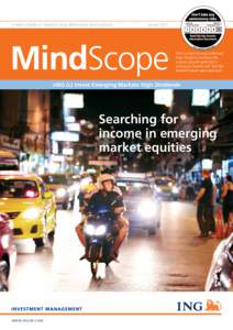 In-depth insights on important issues affecting the world economy  January 2013 MindScope