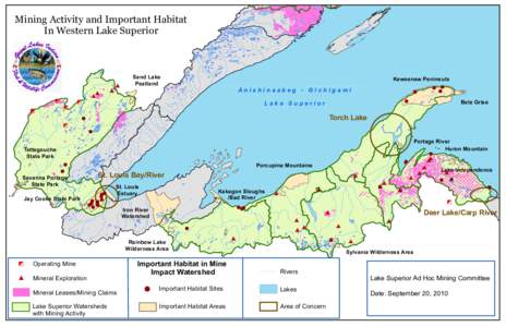 Upper Peninsula of Michigan / Canada–United States border / Great Lakes Waterway / Lake Superior / Keweenaw Waterway / Keweenaw Peninsula / Savanna Portage State Park / Tettegouche State Park / Porcupine Mountains / Geography of Michigan / Geography of the United States / Michigan