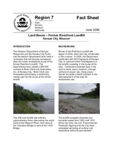 Region 7  Fact Sheet Iowa Kansas