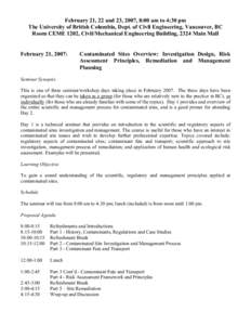 Microsoft Word - Detailed Agenda - February 21, 2007.doc