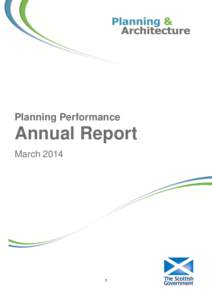 Planning Performance  Annual Report March