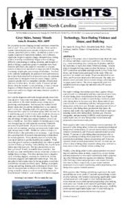 A Newsletter for Families, Teachers, and Child Serving Professionals Supporting Children & Adolescents Living With Mental Illness Editor: Jennifer Rothman, Young Families Program Director Fall[removed]Volume 19, Number 1