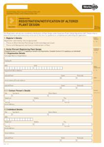 OCCUPATIONAL HEALTH & SAFETY REGULATIONS 2007 EQUIPMENT (PUBLIC SAFETY) REGULATIONS 2007 WORKSAFE VICTORIA May 2014