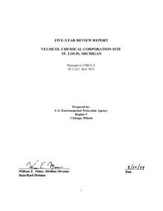 Pollution / Aquifers / Genovique Specialties Corporation / Rosemont /  Illinois / St. Louis /  Michigan / Polybrominated biphenyl / Soil contamination / Superfund / DDT / Environment / Earth / Endocrine disruptors