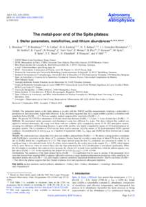 Astrophysics / Astrochemistry / Stellar classification / Star / Big Bang nucleosynthesis / Chemical element / Nucleosynthesis / Interstellar medium / Physics / Astronomy / Science