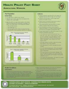  Health Policy Fact Sheet Agricultural Workers 