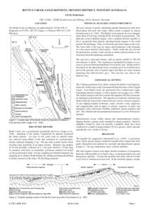 BOTTLE CREEK GOLD DEPOSITS, MENZIES DISTRICT, WESTERN AUSTRALIA I.D.M. Robertson CRC LEME, CSIRO Exploration and Mining, Perth, Western Australia LOCATION  PHYSICAL FEATURES AND ENVIRONMENT