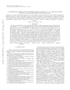 Draft version September 1, 2011 Preprint typeset using LATEX style emulateapj v[removed]arXiv:1108.6075v1 [astro-ph.CO] 30 Aug[removed]A CANDELS WFC3 GRISM STUDY OF EMISSION-LINE GALAXIES AT Z ∼ 2: A MIX OF NUCLEAR