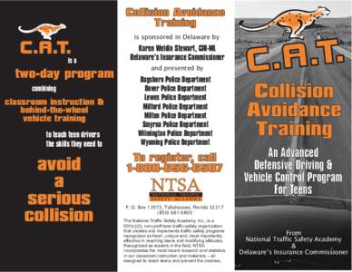 Collision Avoidance Training is sponsored in Delaware by is a