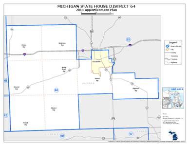 MICHIGAN STATE HOUSE DISTRICT[removed]Apportionment Plan 0 2.5