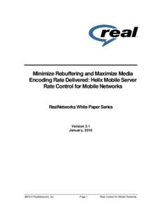 Microsoft Word - Helix Mobile Server Rate Control for Mobile Networks White Paper v2.1.doc