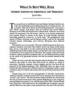 Criticism of Christianity / British people / European people / English Mistery / Oscar Levy / Inbreeding / Friedrich Nietzsche / Gerard Wallop /  9th Earl of Portsmouth / Jews / Religion / Anthony Ludovici / Conservatism in the United Kingdom