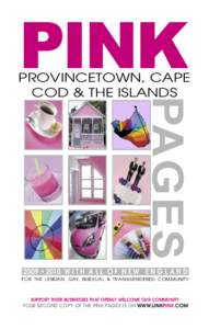 PINK  PAGES PROVINCETOWN, CAPE COD & THE ISLANDS